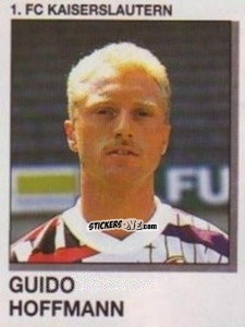 Cromo Guido Hoffmann - German Football Bundesliga 1991-1992 n. 157 - Panini