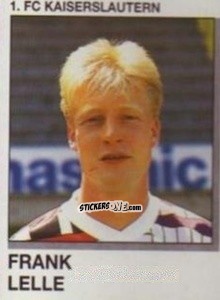 Figurina Frank Lelle - German Football Bundesliga 1991-1992 n. 158 - Panini