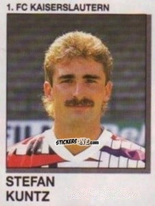 Cromo Stefan Kuntz - German Football Bundesliga 1991-1992 n. 160 - Panini