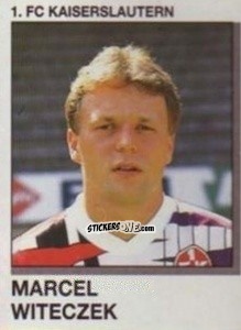 Sticker Marcel Witeczek - German Football Bundesliga 1991-1992 n. 161 - Panini