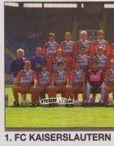 Figurina Team - German Football Bundesliga 1991-1992 n. 163 - Panini
