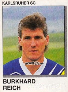 Cromo Burkhard Reich - German Football Bundesliga 1991-1992 n. 169 - Panini