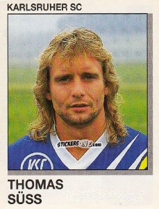 Cromo Thomas Suss - German Football Bundesliga 1991-1992 n. 170 - Panini