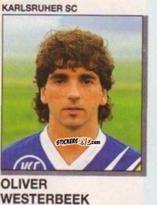 Cromo Oliver Westerbeek - German Football Bundesliga 1991-1992 n. 175 - Panini