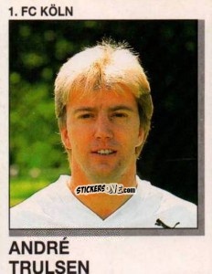 Sticker Andre Trulsen - German Football Bundesliga 1991-1992 n. 188 - Panini