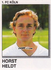 Sticker Horst Heldt - German Football Bundesliga 1991-1992 n. 189 - Panini