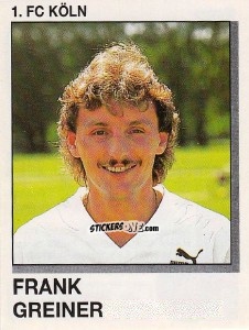 Figurina Frank Greiner - German Football Bundesliga 1991-1992 n. 195 - Panini