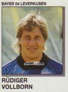 Sticker Rüdiger Vollborn - German Football Bundesliga 1991-1992 n. 201 - Panini