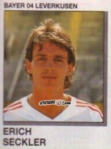 Sticker Erich Seckler - German Football Bundesliga 1991-1992 n. 205 - Panini