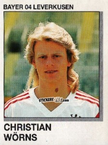 Cromo Christian Worns - German Football Bundesliga 1991-1992 n. 206 - Panini