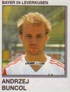 Figurina Andrzej Buncol - German Football Bundesliga 1991-1992 n. 207 - Panini