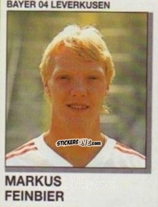 Cromo Markus Feinbier - German Football Bundesliga 1991-1992 n. 208 - Panini