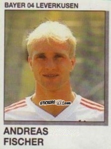 Cromo Andreas Fischer - German Football Bundesliga 1991-1992 n. 209 - Panini