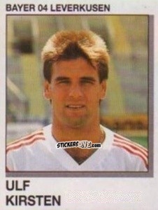 Sticker Ulf Kirsten - German Football Bundesliga 1991-1992 n. 214 - Panini