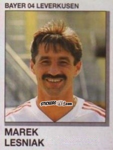 Figurina Marek Lesniak - German Football Bundesliga 1991-1992 n. 215 - Panini