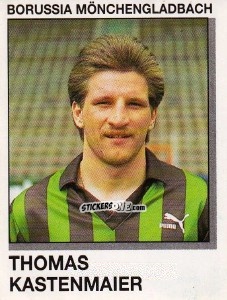 Cromo Thomas Kastenmaier - German Football Bundesliga 1991-1992 n. 222 - Panini