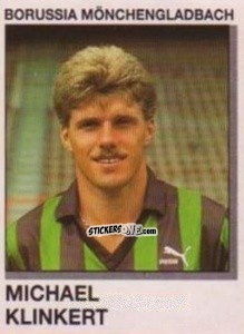 Cromo Michael Klinkert - German Football Bundesliga 1991-1992 n. 223 - Panini