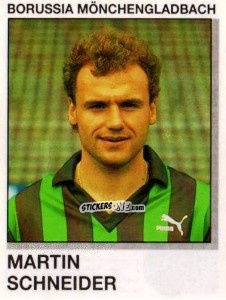 Cromo Martin Schneider - German Football Bundesliga 1991-1992 n. 229 - Panini