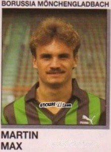 Figurina Martin Max - German Football Bundesliga 1991-1992 n. 232 - Panini