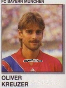 Cromo Oliver Kreuzer - German Football Bundesliga 1991-1992 n. 241 - Panini