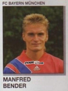Figurina Manfred Bender - German Football Bundesliga 1991-1992 n. 247 - Panini