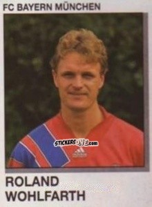 Cromo Roland Wohlfarth - German Football Bundesliga 1991-1992 n. 251 - Panini