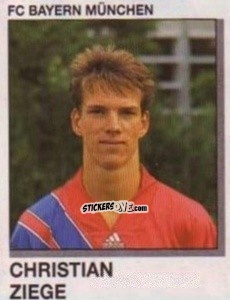 Sticker Christian Ziege - German Football Bundesliga 1991-1992 n. 252 - Panini