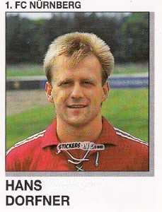 Figurina Hans Dorfner - German Football Bundesliga 1991-1992 n. 261 - Panini