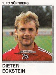 Cromo Dieter Eckstein - German Football Bundesliga 1991-1992 n. 267 - Panini