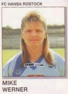 Figurina Mike Werner - German Football Bundesliga 1991-1992 n. 277 - Panini