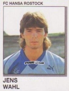 Cromo Jens Wahl - German Football Bundesliga 1991-1992 n. 283 - Panini