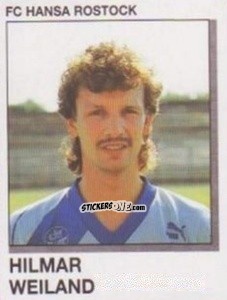 Cromo Hilmar Weiland - German Football Bundesliga 1991-1992 n. 284 - Panini