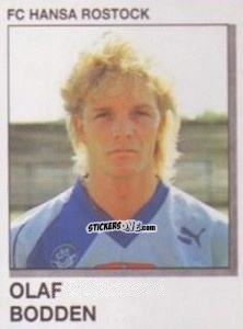 Cromo Olaf Bodden - German Football Bundesliga 1991-1992 n. 285 - Panini