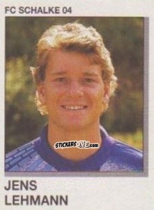 Cromo Jens Lehmann - German Football Bundesliga 1991-1992 n. 291 - Panini