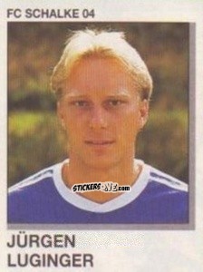 Sticker Jurgen Luginger - German Football Bundesliga 1991-1992 n. 293 - Panini