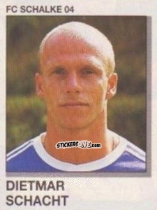 Figurina Dietmar Schacht - German Football Bundesliga 1991-1992 n. 297 - Panini