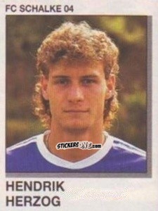 Cromo Hendrik Herzog - German Football Bundesliga 1991-1992 n. 298 - Panini