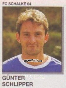 Cromo Gunter Schlipper - German Football Bundesliga 1991-1992 n. 302 - Panini