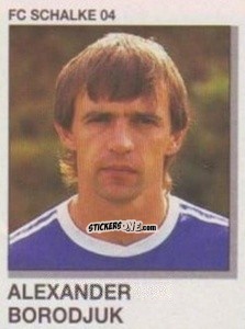 Cromo Alexander Borodjuk - German Football Bundesliga 1991-1992 n. 304 - Panini