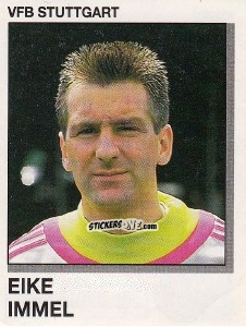 Figurina Eike Immel - German Football Bundesliga 1991-1992 n. 309 - Panini
