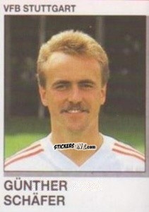 Figurina Gunther Schaefer - German Football Bundesliga 1991-1992 n. 313 - Panini