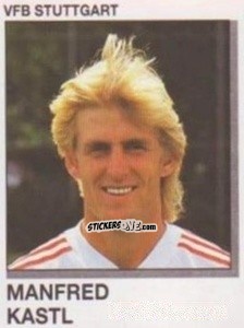 Cromo Manfred Kastl - German Football Bundesliga 1991-1992 n. 322 - Panini