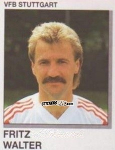Figurina Fritz Walter - German Football Bundesliga 1991-1992 n. 324 - Panini