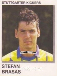 Cromo Stefan Brasas - German Football Bundesliga 1991-1992 n. 327 - Panini