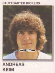 Cromo Andreas Keim - German Football Bundesliga 1991-1992 n. 328 - Panini