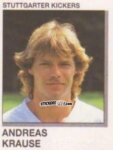 Cromo Andreas Krause - German Football Bundesliga 1991-1992 n. 330 - Panini