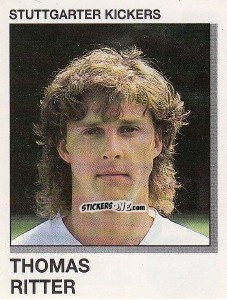 Cromo Thomas Ritter - German Football Bundesliga 1991-1992 n. 334 - Panini