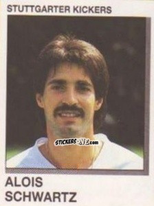 Cromo Alois Schwartz - German Football Bundesliga 1991-1992 n. 335 - Panini