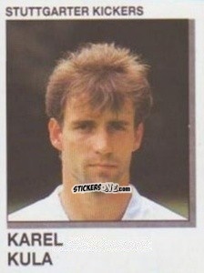 Cromo Karel  Kula - German Football Bundesliga 1991-1992 n. 338 - Panini