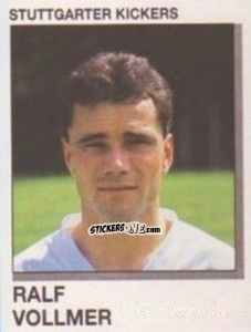 Cromo Ralf Vollmer - German Football Bundesliga 1991-1992 n. 341 - Panini